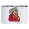 10 oz. White Stainless Steel Short Tumbler Thumbnail