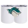 10 oz. White Stainless Steel Short Tumbler Thumbnail