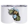 10 oz. White Stainless Steel Short Tumbler Thumbnail