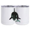 10 oz. White Stainless Steel Short Tumbler Thumbnail