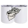 10 oz. White Stainless Steel Short Tumbler Thumbnail