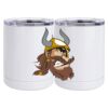 10 oz. White Stainless Steel Short Tumbler Thumbnail