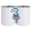10 oz. White Stainless Steel Short Tumbler Thumbnail