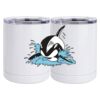 10 oz. White Stainless Steel Short Tumbler Thumbnail