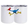 10 oz. White Stainless Steel Short Tumbler Thumbnail