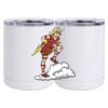 10 oz. White Stainless Steel Short Tumbler Thumbnail