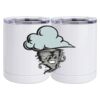 10 oz. White Stainless Steel Short Tumbler Thumbnail