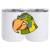 10 oz. White Stainless Steel Short Tumbler Thumbnail