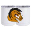 10 oz. White Stainless Steel Short Tumbler Thumbnail