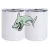 10 oz. White Stainless Steel Short Tumbler Thumbnail