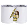 10 oz. White Stainless Steel Short Tumbler Thumbnail