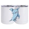 10 oz. White Stainless Steel Short Tumbler Thumbnail