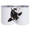 10 oz. White Stainless Steel Short Tumbler Thumbnail