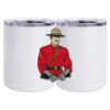 10 oz. White Stainless Steel Short Tumbler Thumbnail