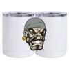 10 oz. White Stainless Steel Short Tumbler Thumbnail