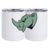 10 oz. White Stainless Steel Short Tumbler Thumbnail