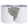 10 oz. White Stainless Steel Short Tumbler Thumbnail