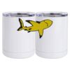 10 oz. White Stainless Steel Short Tumbler Thumbnail