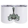 10 oz. White Stainless Steel Short Tumbler Thumbnail