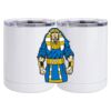 10 oz. White Stainless Steel Short Tumbler Thumbnail