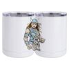 10 oz. White Stainless Steel Short Tumbler Thumbnail