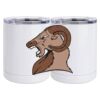 10 oz. White Stainless Steel Short Tumbler Thumbnail