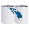 10 oz. White Stainless Steel Short Tumbler Thumbnail