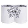 10 oz. White Stainless Steel Short Tumbler Thumbnail