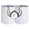 10 oz. White Stainless Steel Short Tumbler Thumbnail
