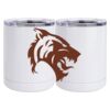 10 oz. White Stainless Steel Short Tumbler Thumbnail