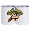 10 oz. White Stainless Steel Short Tumbler Thumbnail