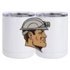 10 oz. White Stainless Steel Short Tumbler Thumbnail