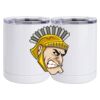 10 oz. White Stainless Steel Short Tumbler Thumbnail