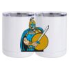 10 oz. White Stainless Steel Short Tumbler Thumbnail
