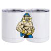 10 oz. White Stainless Steel Short Tumbler Thumbnail