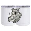 10 oz. White Stainless Steel Short Tumbler Thumbnail