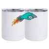 10 oz. White Stainless Steel Short Tumbler Thumbnail