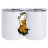 10 oz. White Stainless Steel Short Tumbler Thumbnail