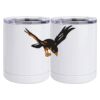 10 oz. White Stainless Steel Short Tumbler Thumbnail