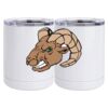 10 oz. White Stainless Steel Short Tumbler Thumbnail