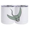 10 oz. White Stainless Steel Short Tumbler Thumbnail