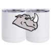 10 oz. White Stainless Steel Short Tumbler Thumbnail