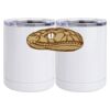 10 oz. White Stainless Steel Short Tumbler Thumbnail