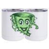 10 oz. White Stainless Steel Short Tumbler Thumbnail