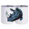 10 oz. White Stainless Steel Short Tumbler Thumbnail