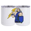 10 oz. White Stainless Steel Short Tumbler Thumbnail
