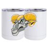 10 oz. White Stainless Steel Short Tumbler Thumbnail