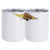 10 oz. White Stainless Steel Short Tumbler Thumbnail
