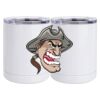 10 oz. White Stainless Steel Short Tumbler Thumbnail
