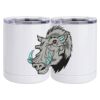 10 oz. White Stainless Steel Short Tumbler Thumbnail